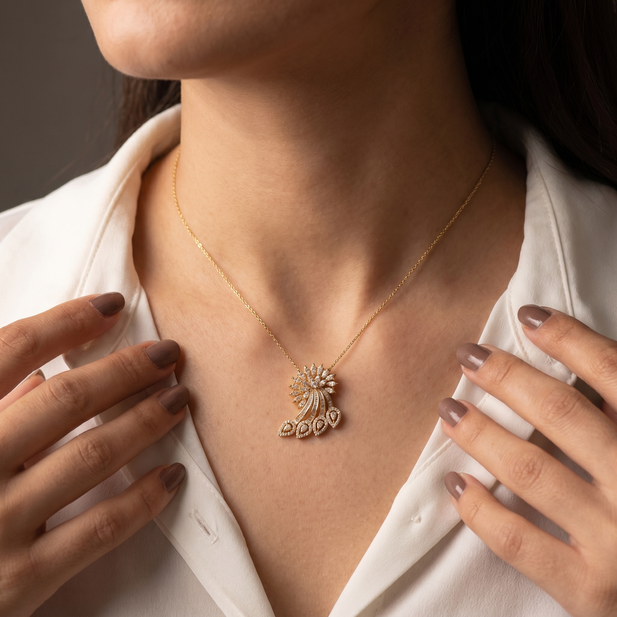 2.98Ct of Locket With Purity of 18K