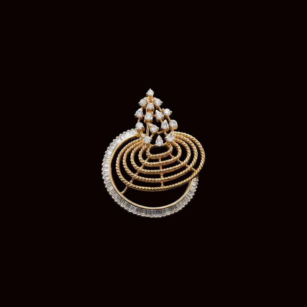 0.91Ct of Locket With Purity of 18K