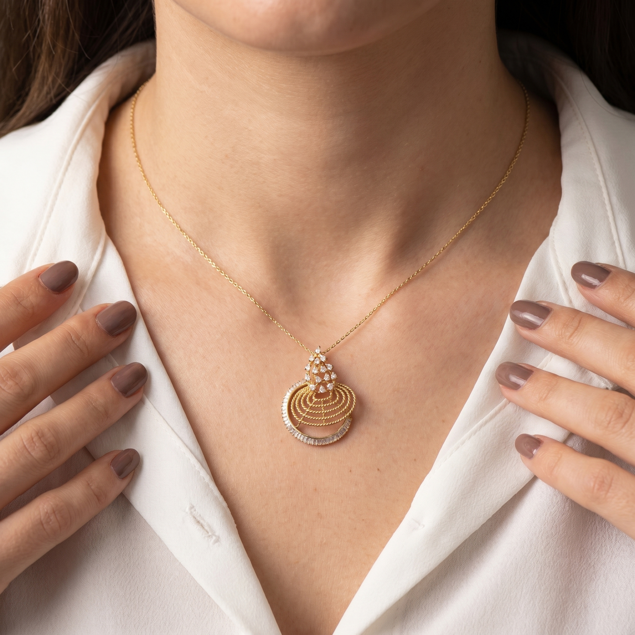 0.91Ct of Locket With Purity of 18K