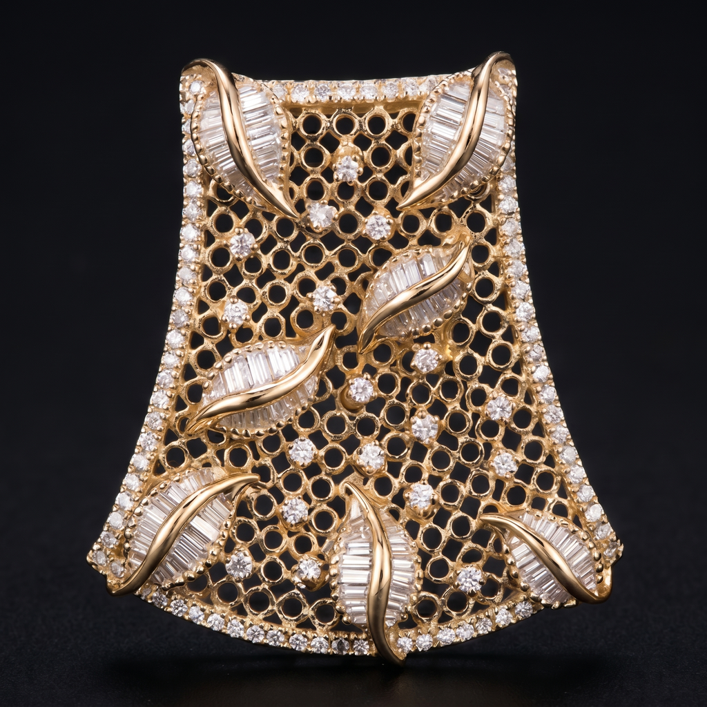 4.01Ct of Locket With Purity of 18K