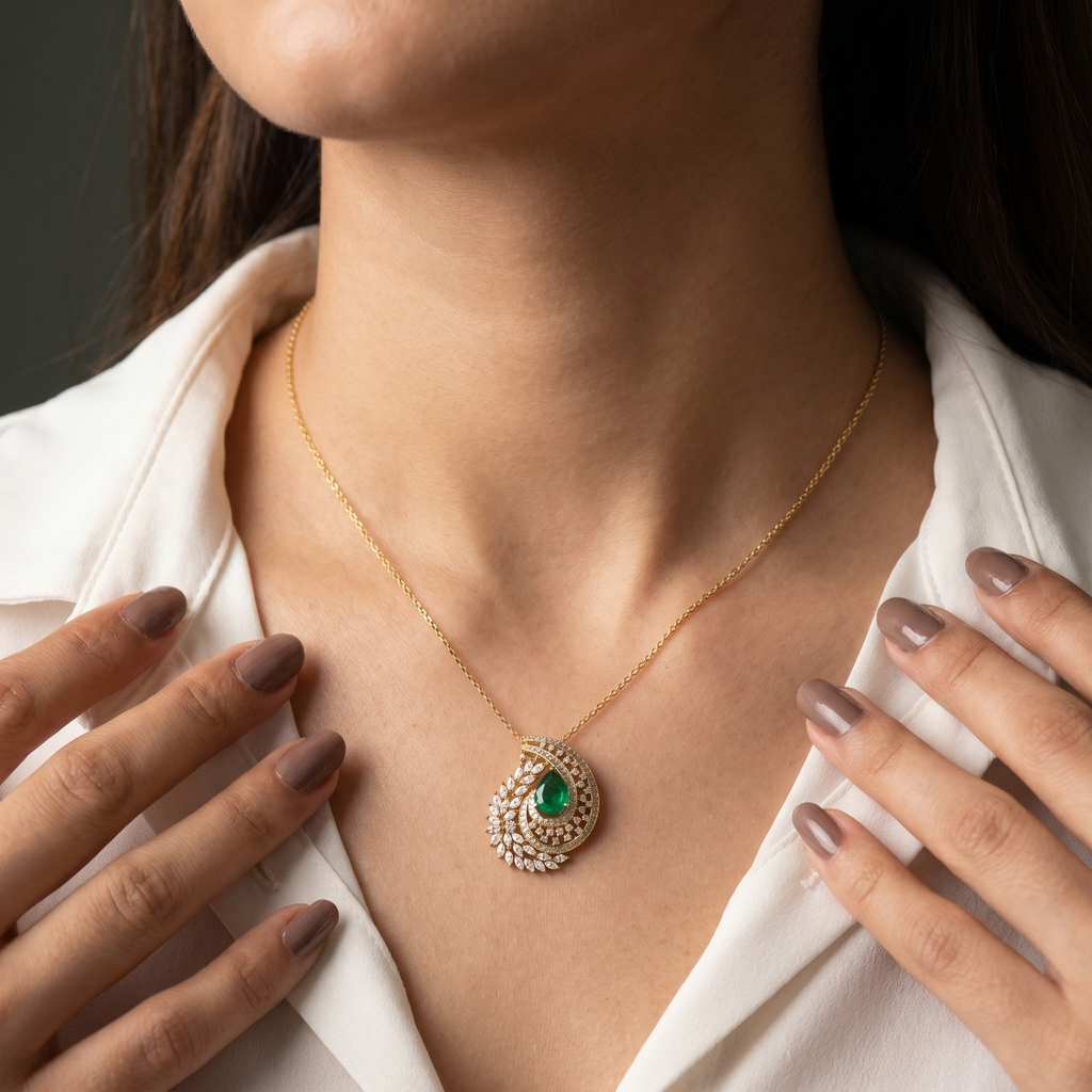 6.28Ct of Locket With Purity of 18K
