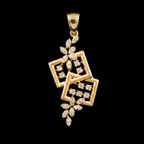 0.72Ct of Locket With Purity of 18K
