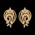 0.76Ct of Locket Earring With Purity of 18K
