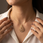 3.35Ct of Locket With Purity of 18K