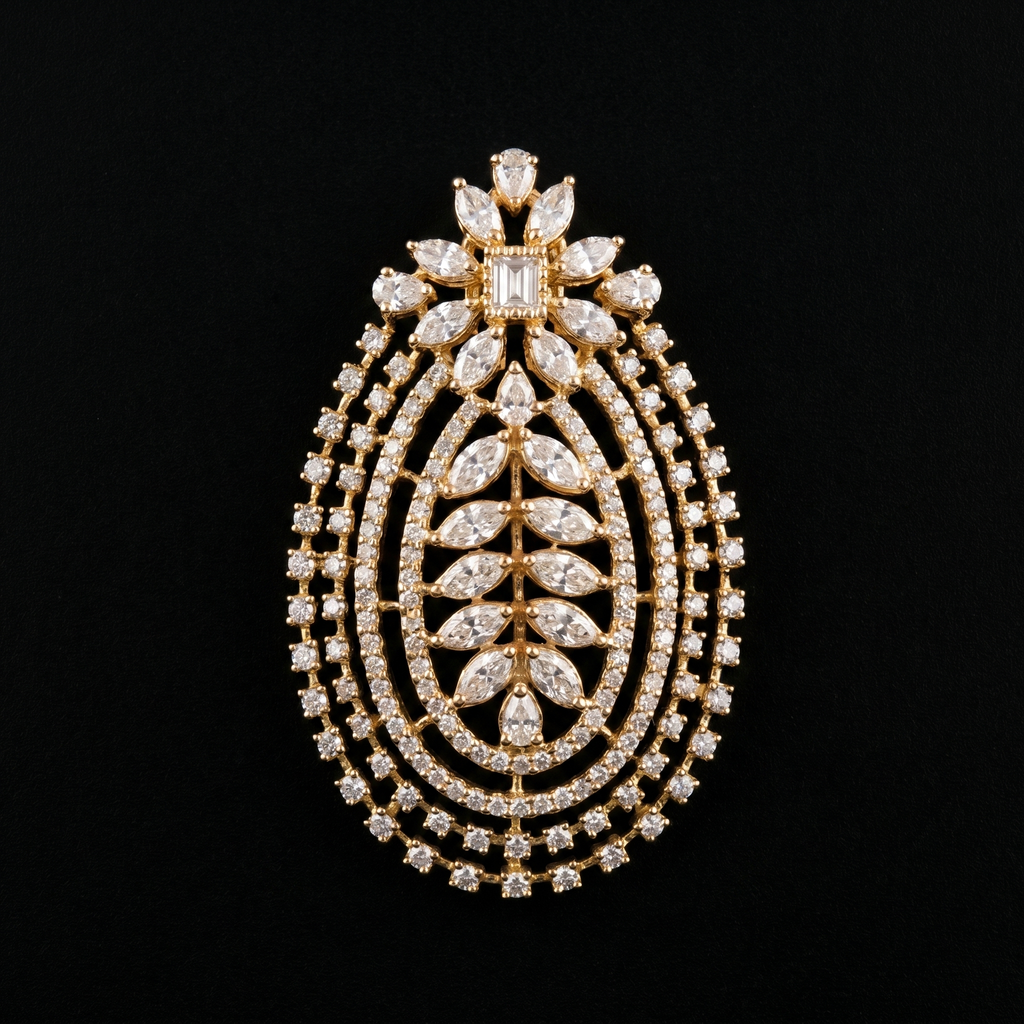 1.82Ct of Locket With Purity of 18K