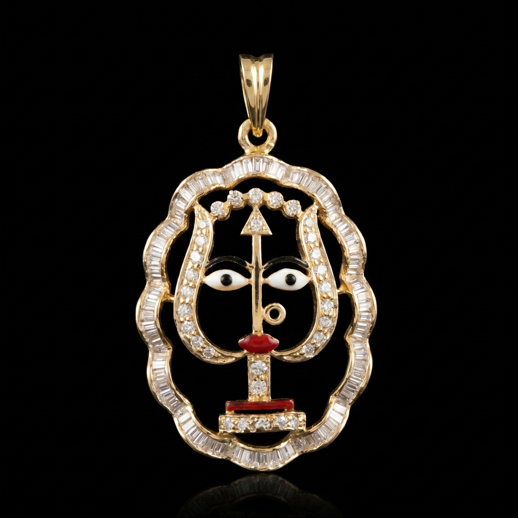 0.9 Ct GODLOCKET with the Purity of 18K