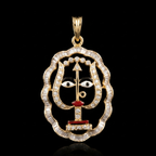 0.9 Ct GODLOCKET with the Purity of 18K