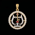 0.14 Ct GODLOCKET with the Purity of 18K
