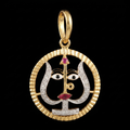 0.15Ct of God Locket With the Purity of 18K