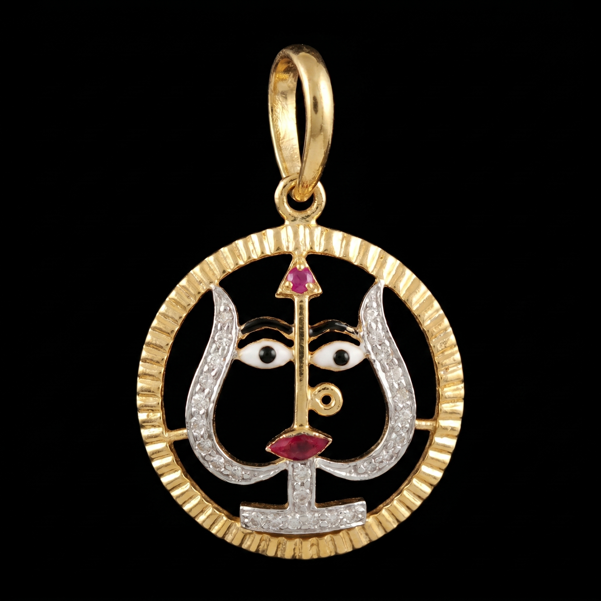 0.15Ct of God Locket With the Purity of 18K