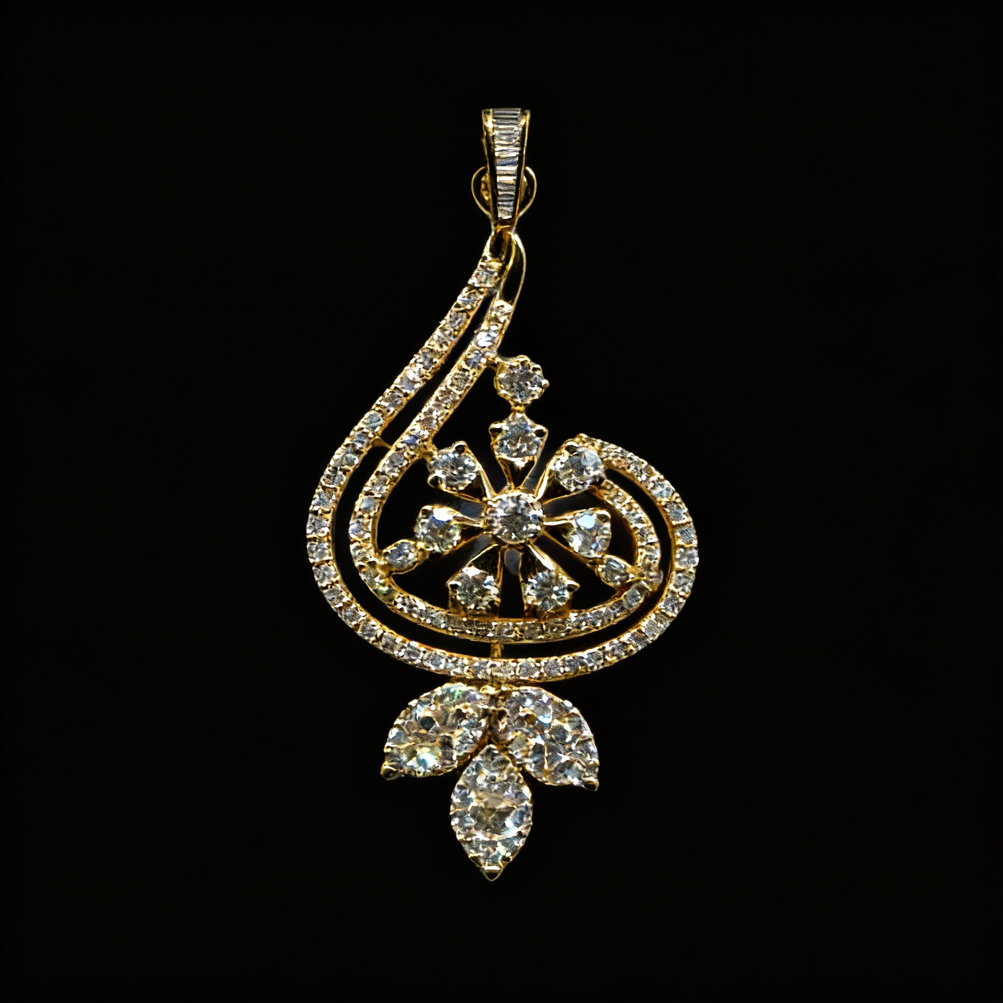 1.27Ct of Pendant With the Purity of 18K