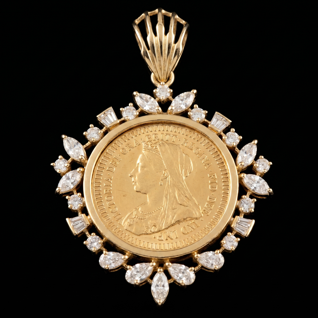 9.98Ct of Pendant With the Purity of 18K
