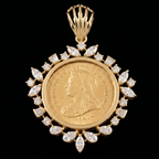 9.98Ct of Pendant With the Purity of 18K