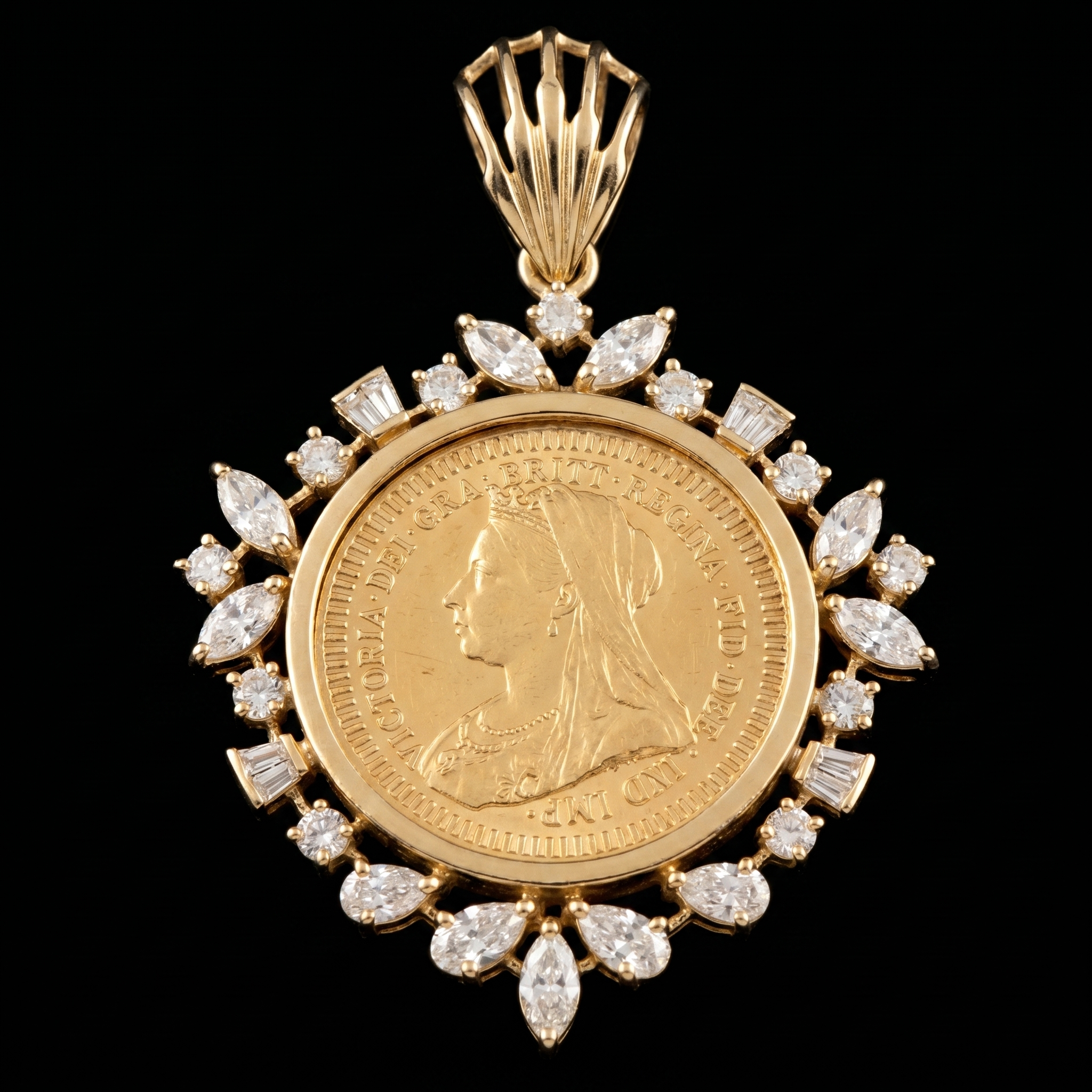 9.98Ct of Pendant With the Purity of 18K