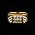 0.63Ct of Gents Ring With Purity of 18K