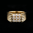 0.63Ct of Gents Ring With Purity of 18K
