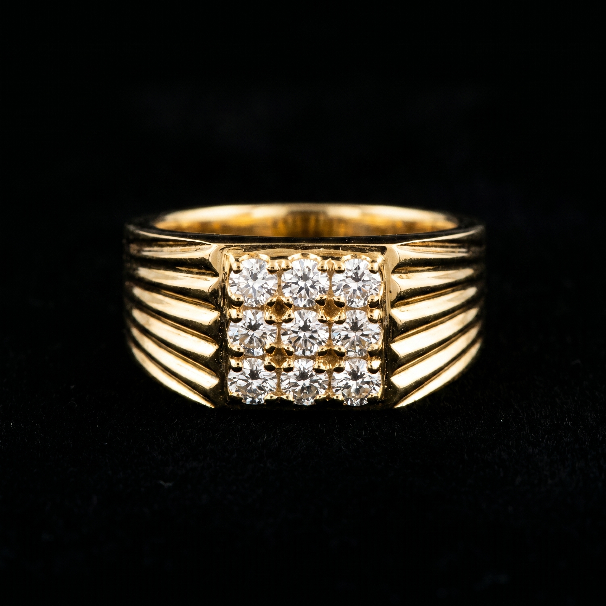 0.63Ct of Gents Ring With Purity of 18K