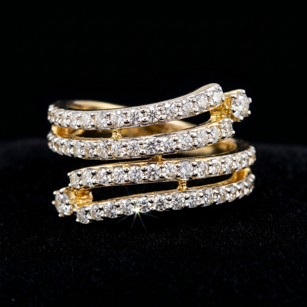 0.85Ct of Ring With Purity of 18K