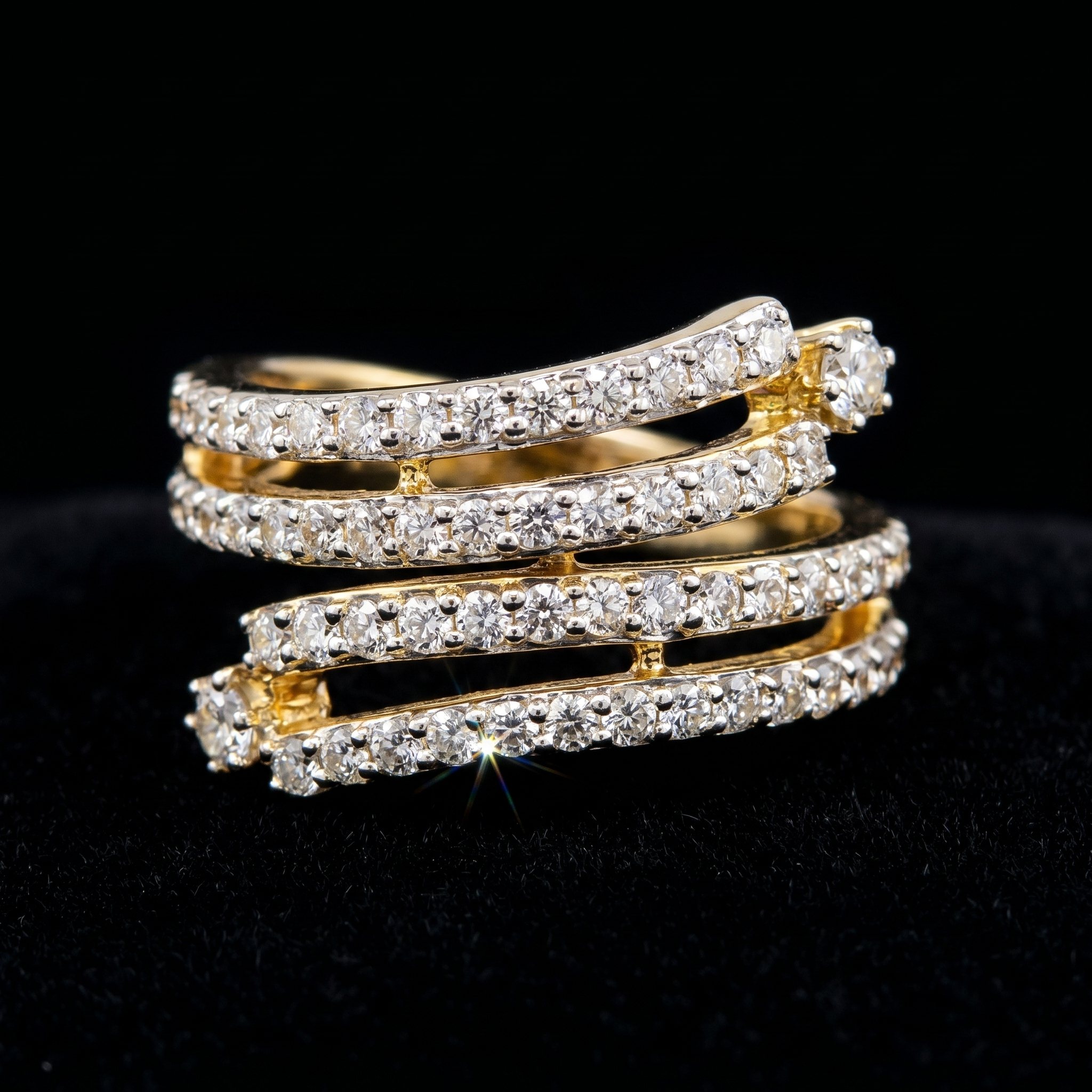 0.85Ct of Ring With Purity of 18K