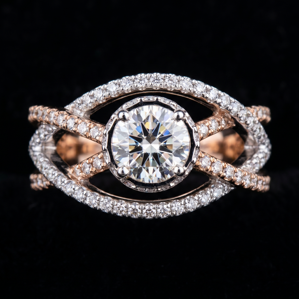 1.8Ct of Ring With Purity of 18K