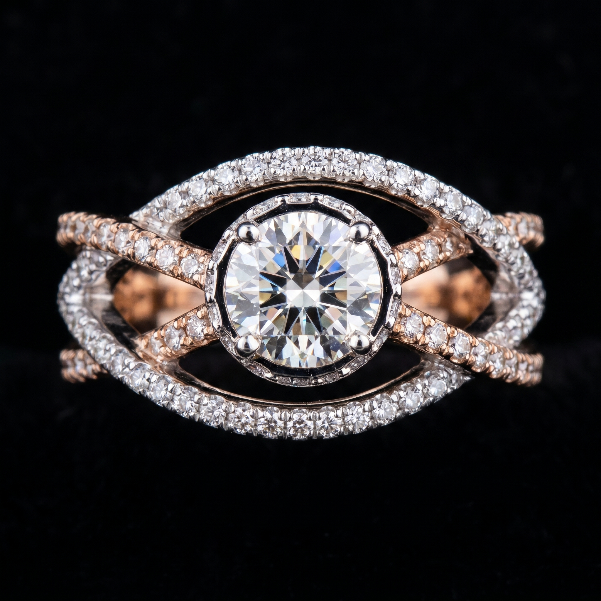 1.8Ct of Ring With Purity of 18K