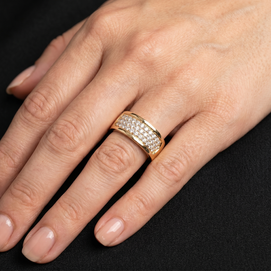 0.65Ct of Ring With Purity of 18K