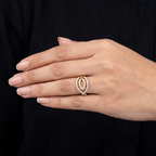 1.1Ct of Ring With the Purity of 18K