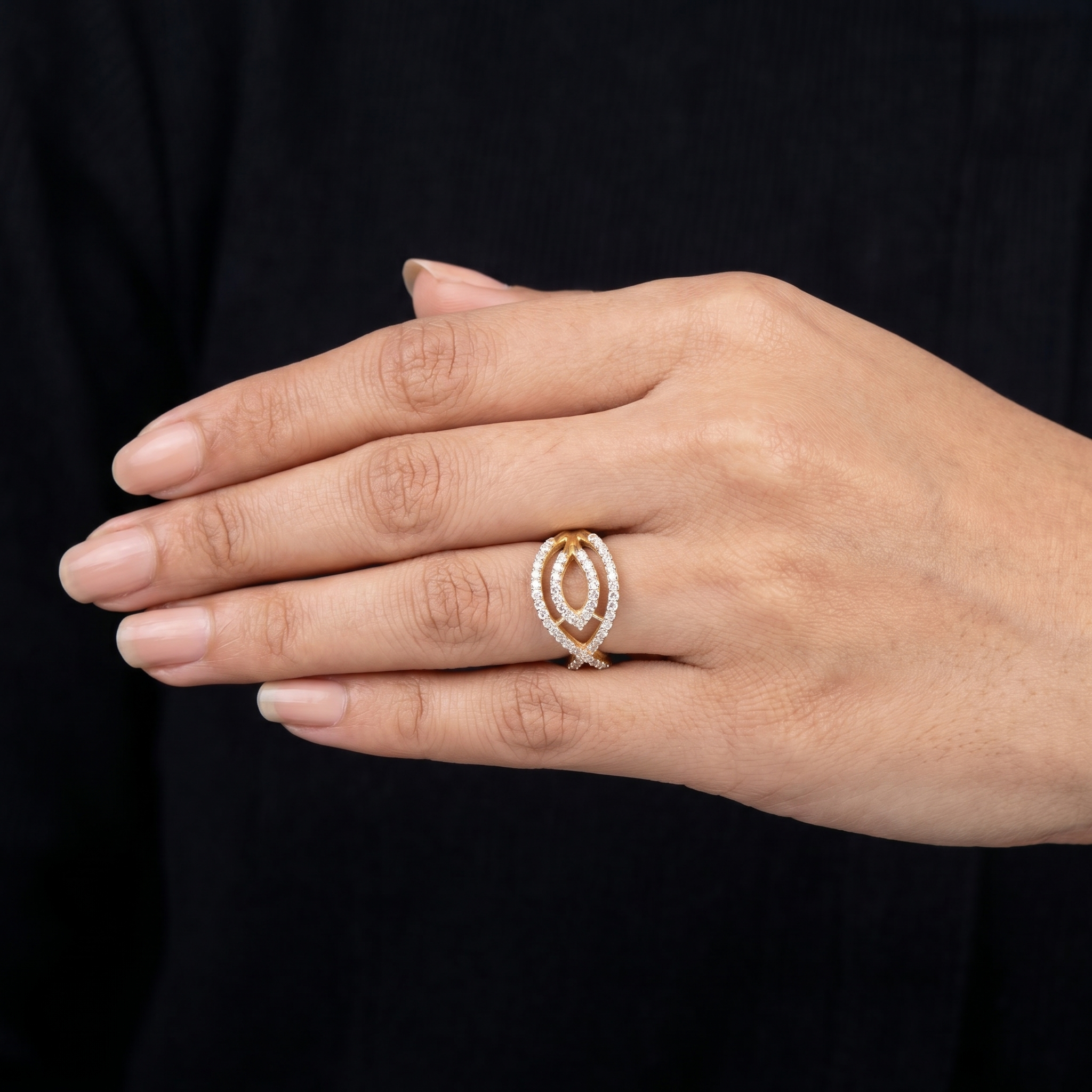1.1Ct of Ring With the Purity of 18K
