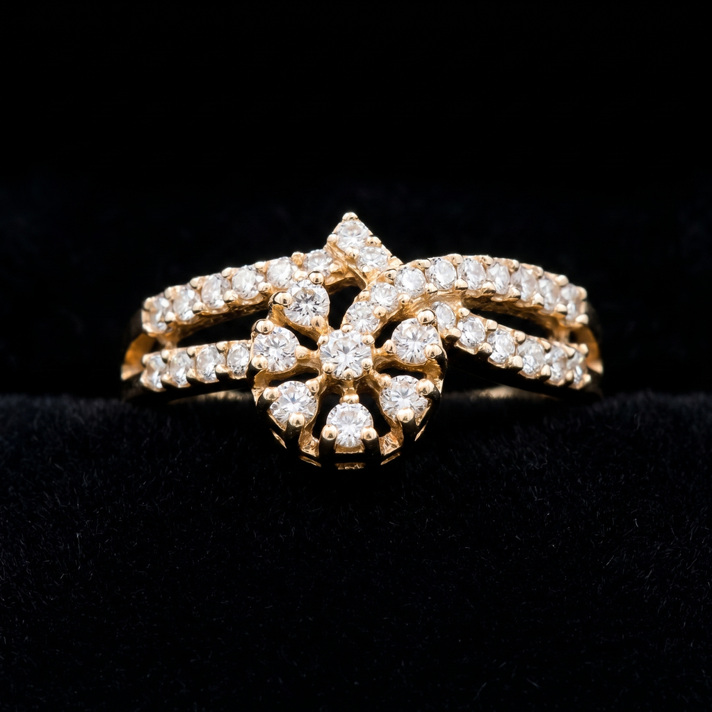 0.8Ct of Ring With the Purity of 18K