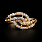 1.06Ct of Ring With the Purity of 18K