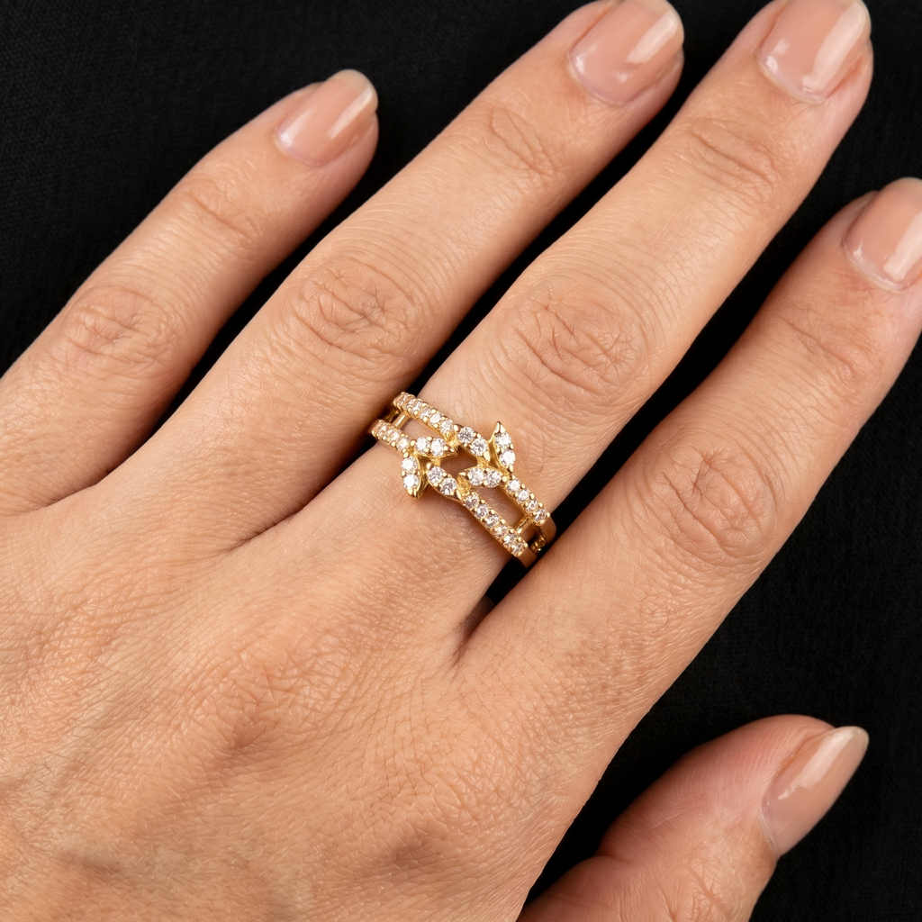 0.34Ct of Ring With Purity of 18K