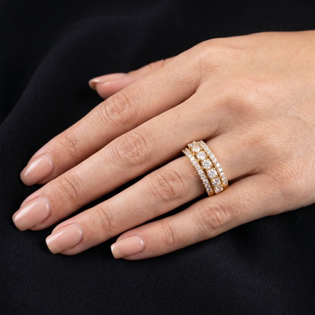 0.76Ct of Ring With Purity of 18K