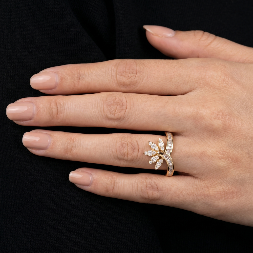 0.69Ct of Ring With Purity of 18K