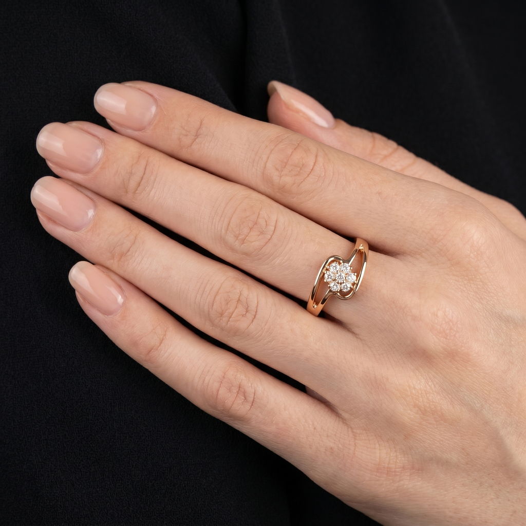 0.16Ct of Ring With Purity of 18K