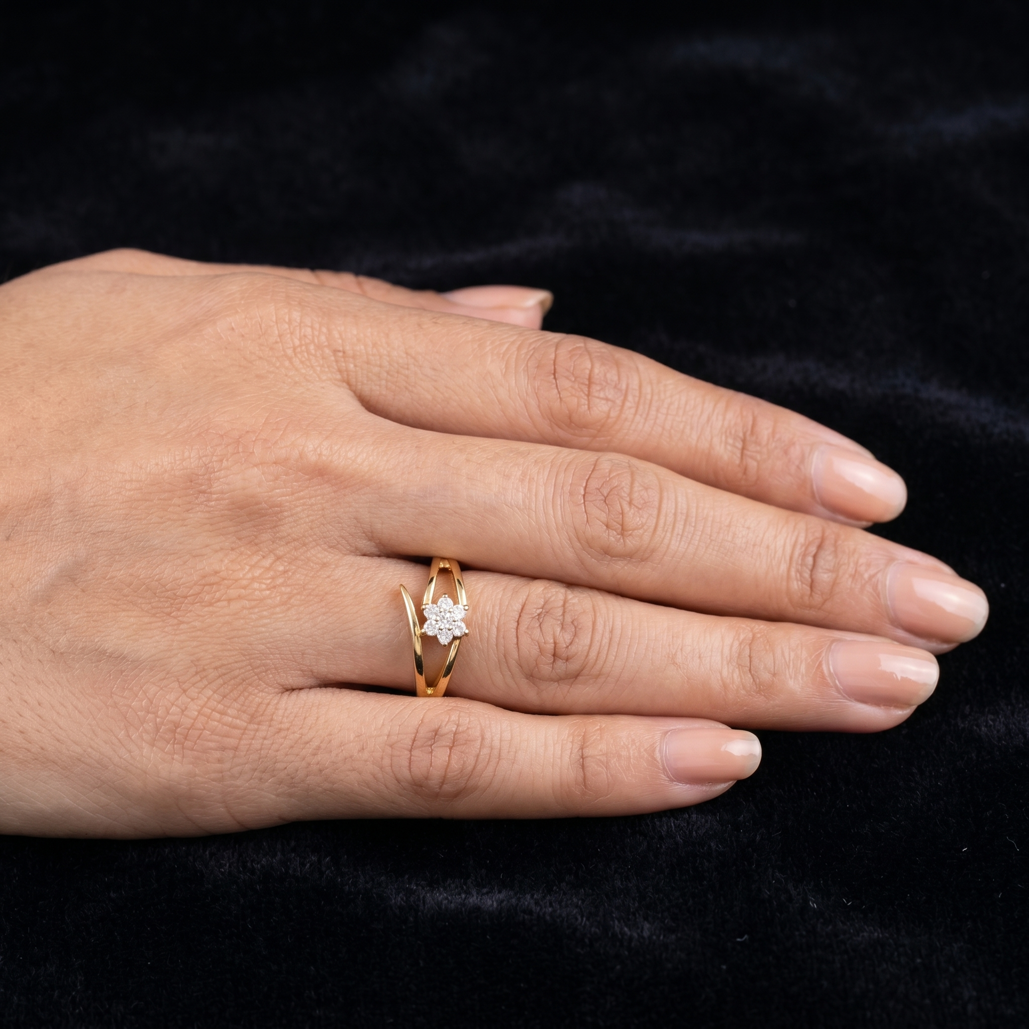 0.2Ct of Ring With the Purity of 18K