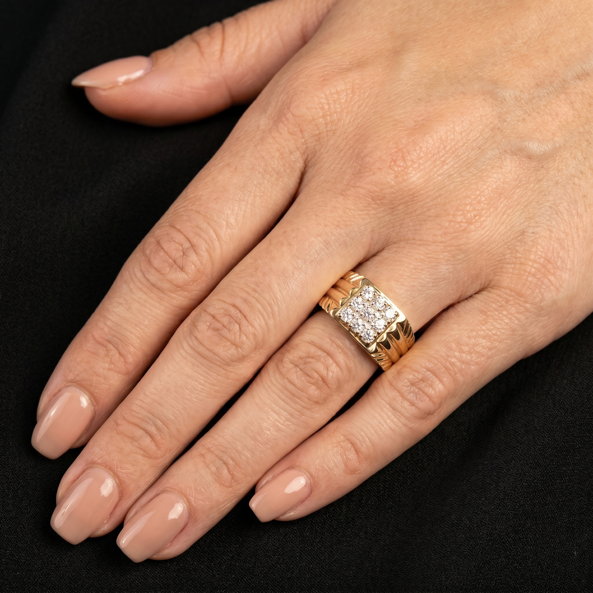 0.64Ct of Ring With the Purity of 18K