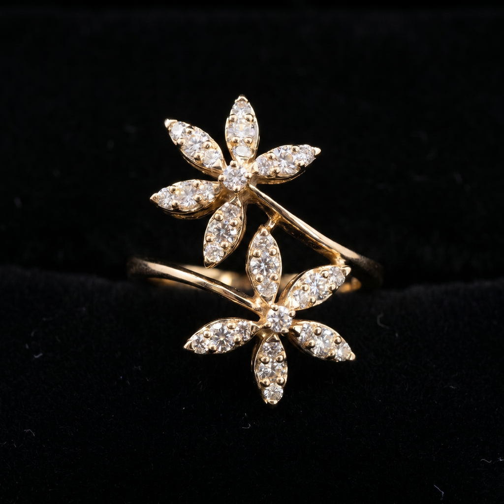 0.72Ct of Ring With the Purity of 18K