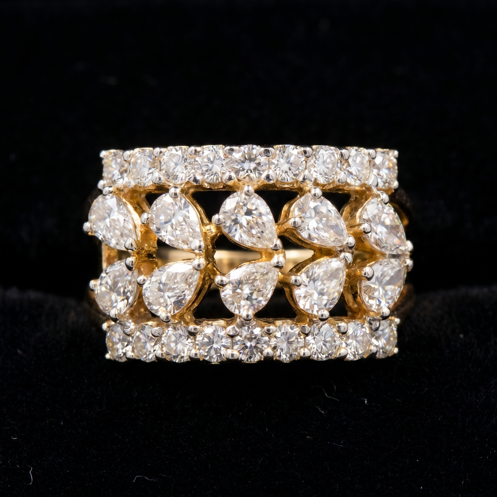 1.55Ct of Ring With Purity of 18K
