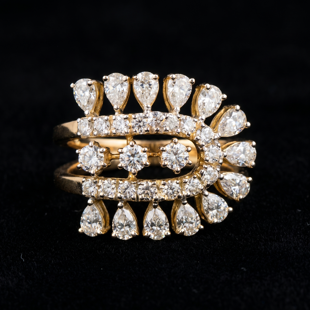 2.35Ct of Ring With Purity of 18K