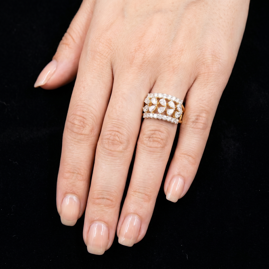 1.55Ct of Ring With Purity of 18K