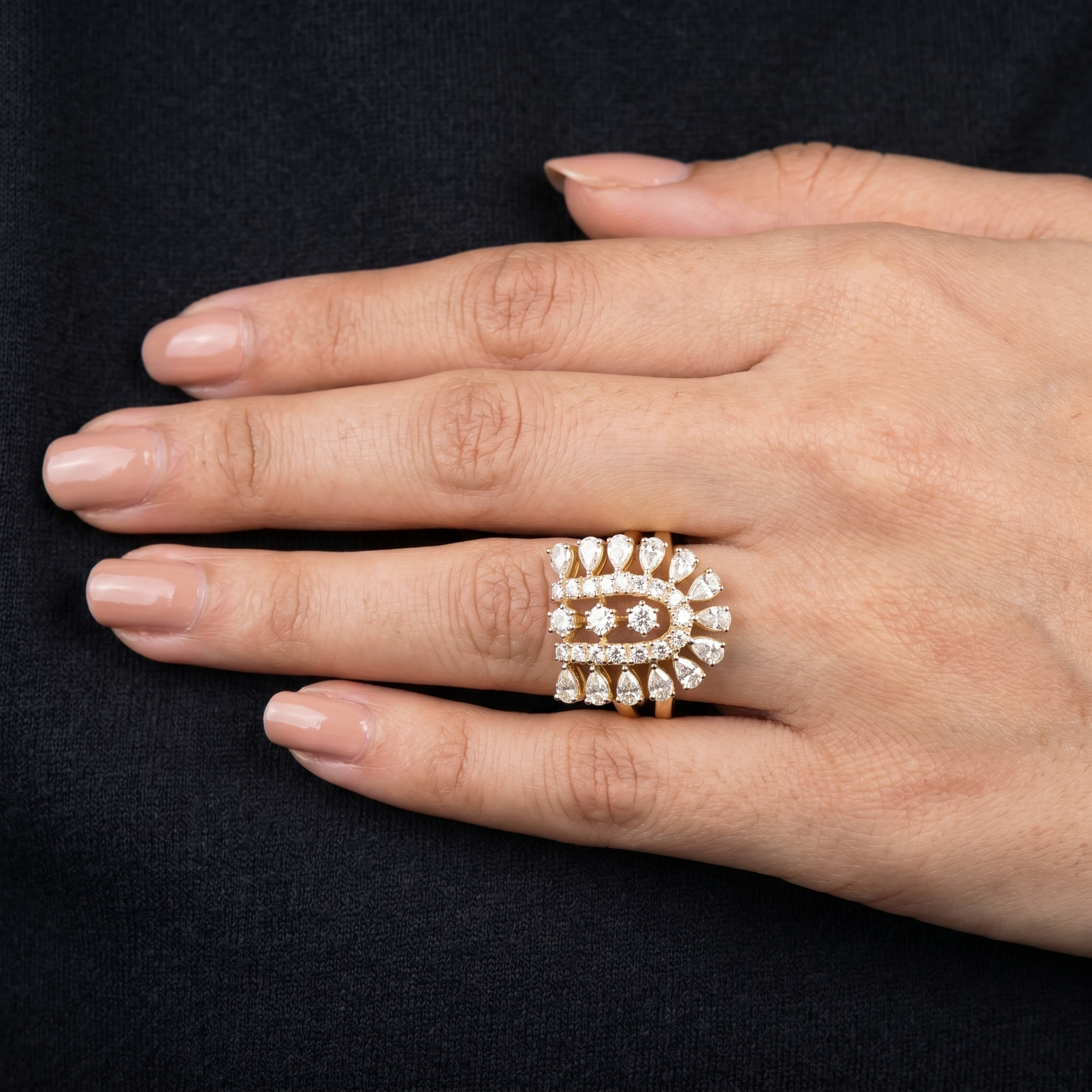 2.35Ct of Ring With Purity of 18K