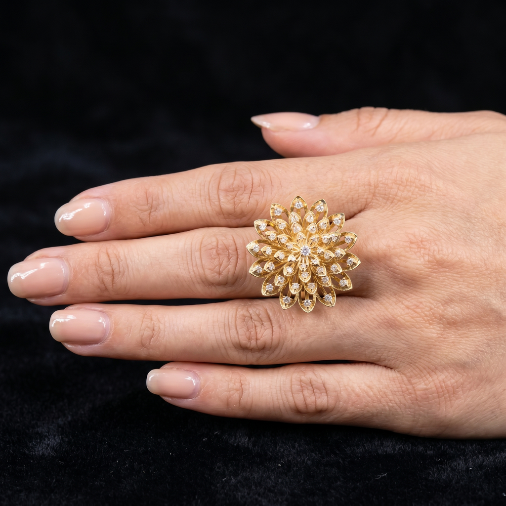 0.93Ct of Ring With Purity of 18K