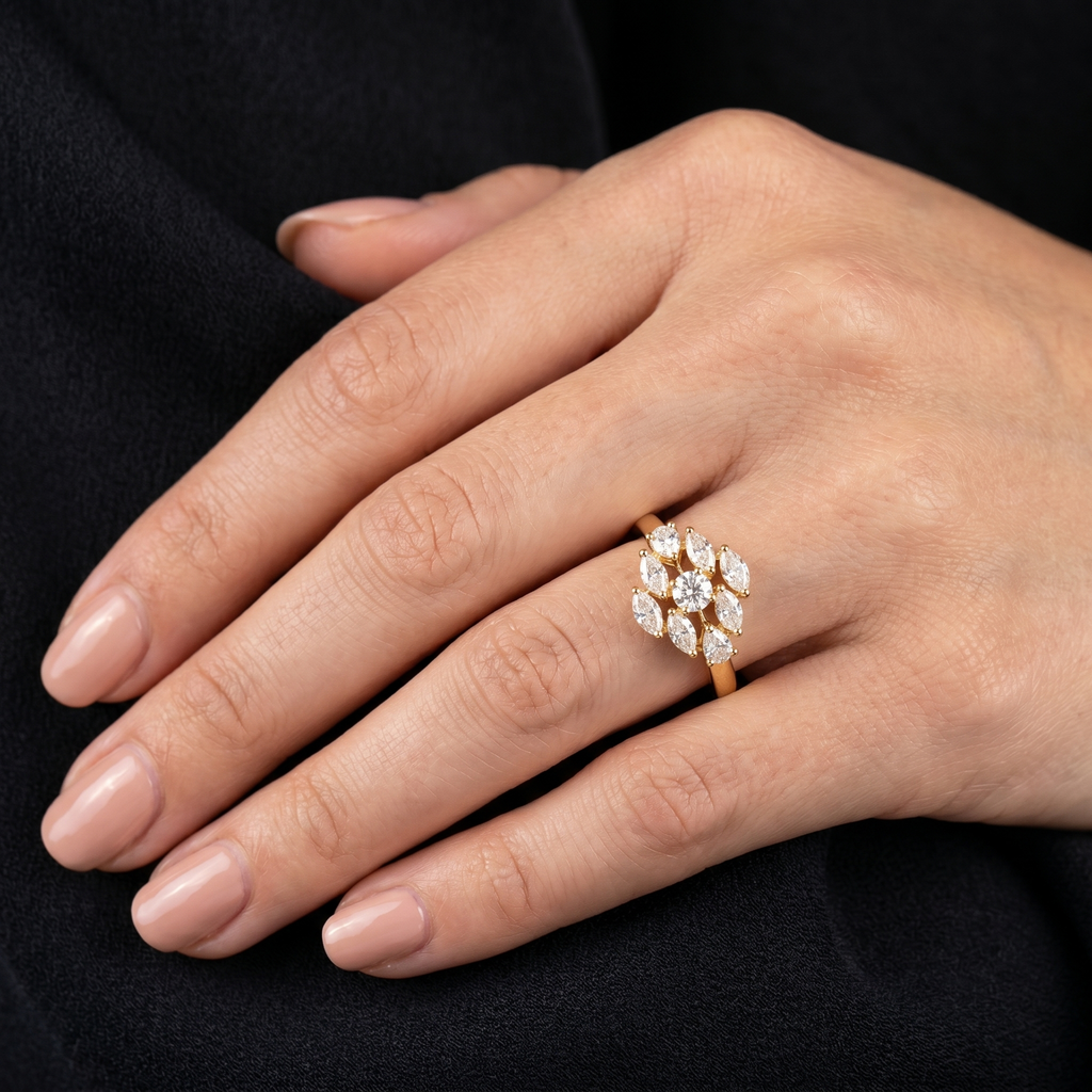 0.87Ct of Ring With Purity of 18K