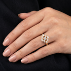 0.87Ct of Ring With Purity of 18K