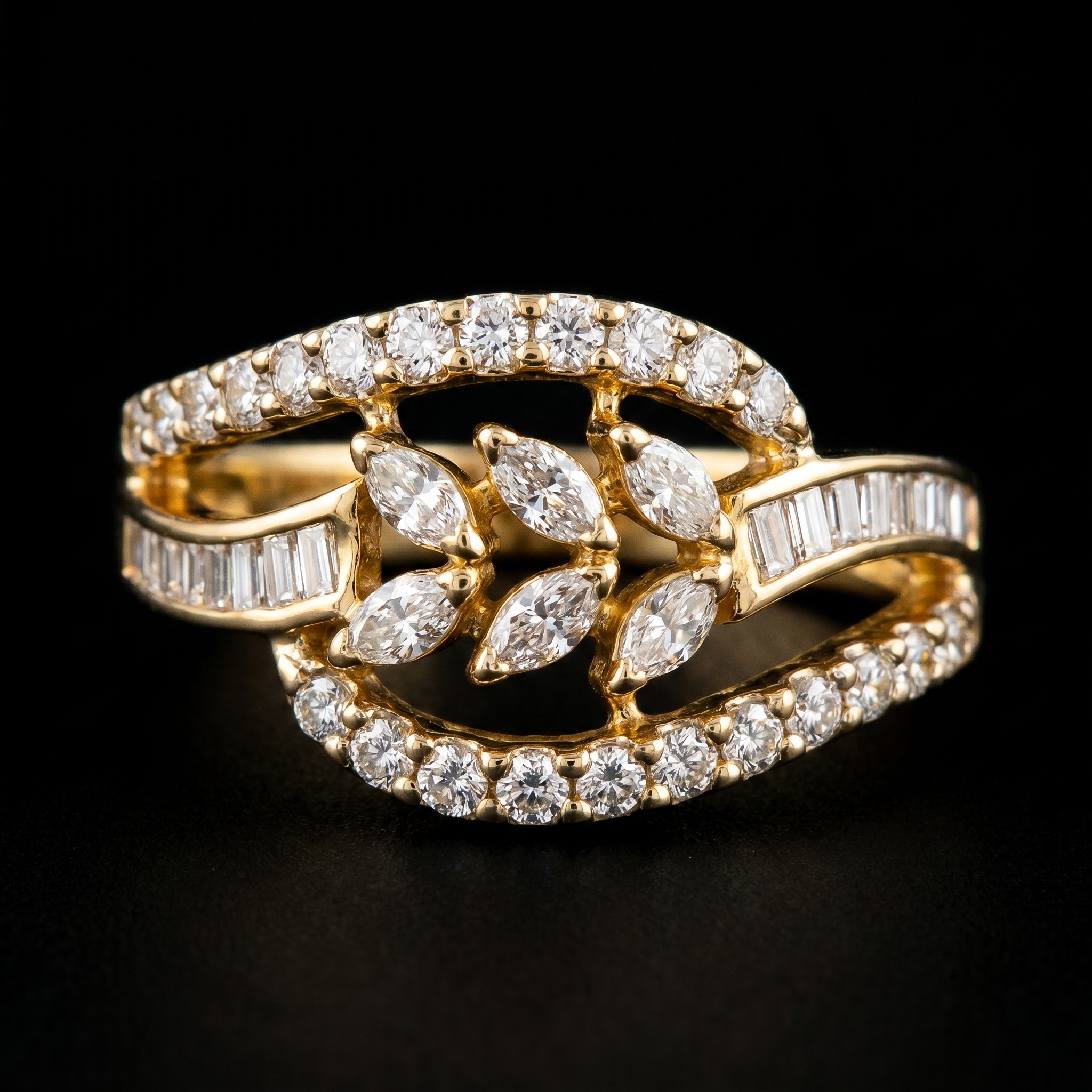 1.5Ct of Ring With the Purity of 18K