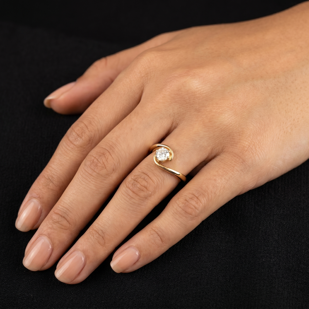 1.5Ct of Ring with the Purity of 18K
