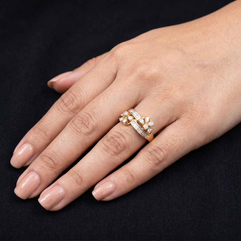 0.42Ct of Ring With Purity of 18K