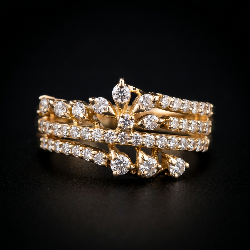 0.5Ct of Ring With Purity of 18K