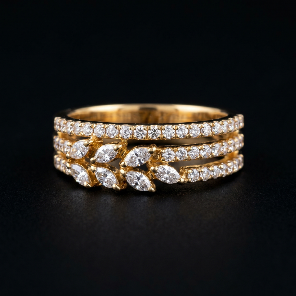 0.38Ct of Ring With Purity of 18K