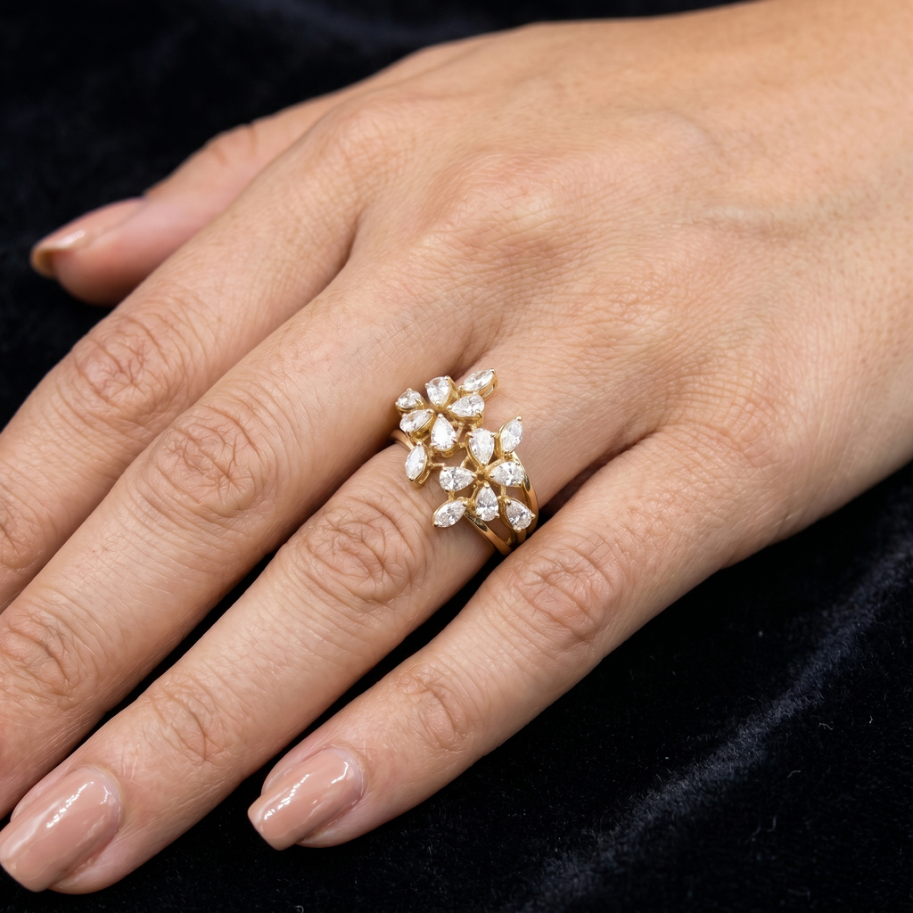 1.47Ct of Ring With the Purity of 18K